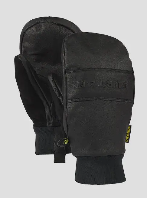 Burton Treeline Leather Mitt - True Black 1