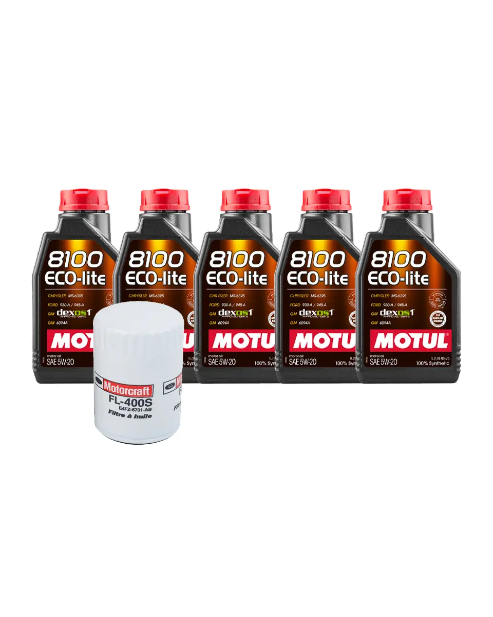 Ford Fiesta St - 1.6L Ecoboost - Motul Oil Change Kit 1