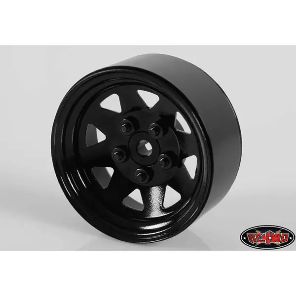 Rc4wd 5 Lug Wagon 1.9 Steel Stamped Beadlock Wheels (Black) 2