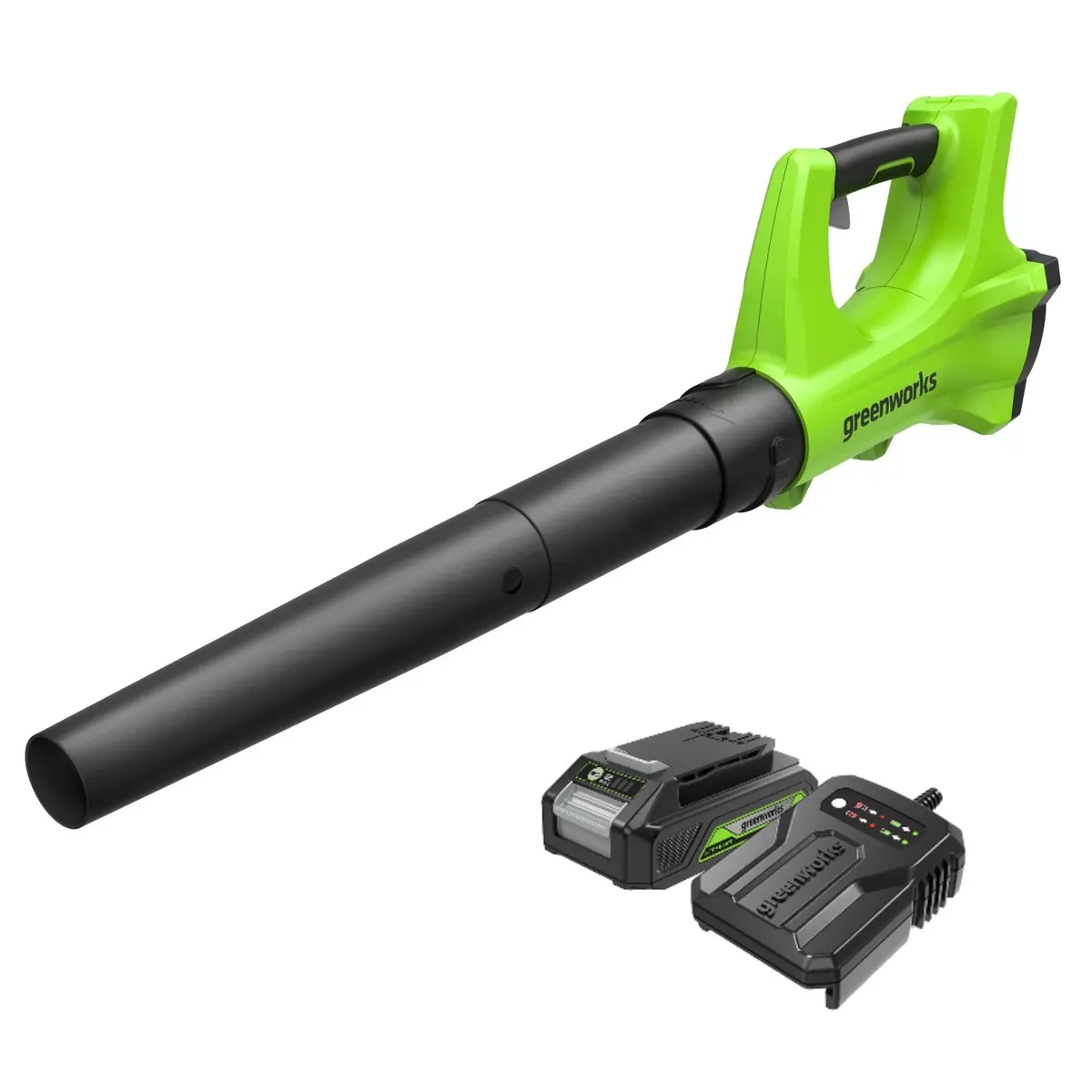 Open Box 24V Cordless 330 Cfm Axial Blower: 2.0 Ah Battery And Charger 1