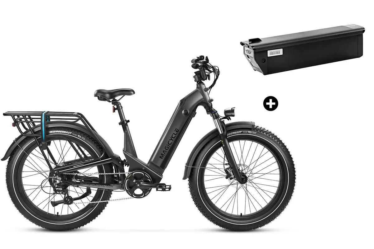 Bundle Sale - Magicycle Deer Step-Thru E-Bike With An Extra 20Ah Battery 1