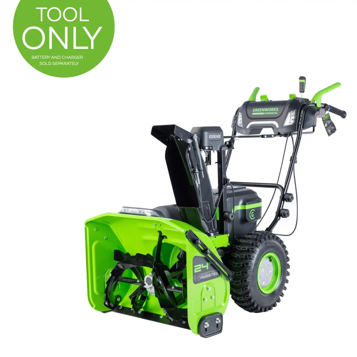 82V 24" Cordless Battery Two-Stage Snow Blower (Tool Only) 1