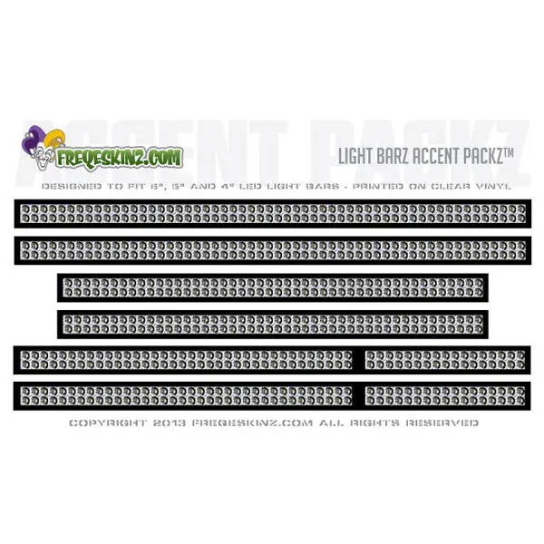Dinky Rcfreqeskinz Light Barz Decal Set 1