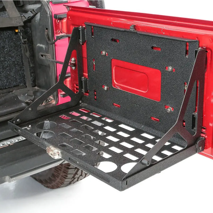 Smittybilt Overlanding Tailgate Table For 2010-2018 Jeep Wrangler Jk - Recon Recovery 1