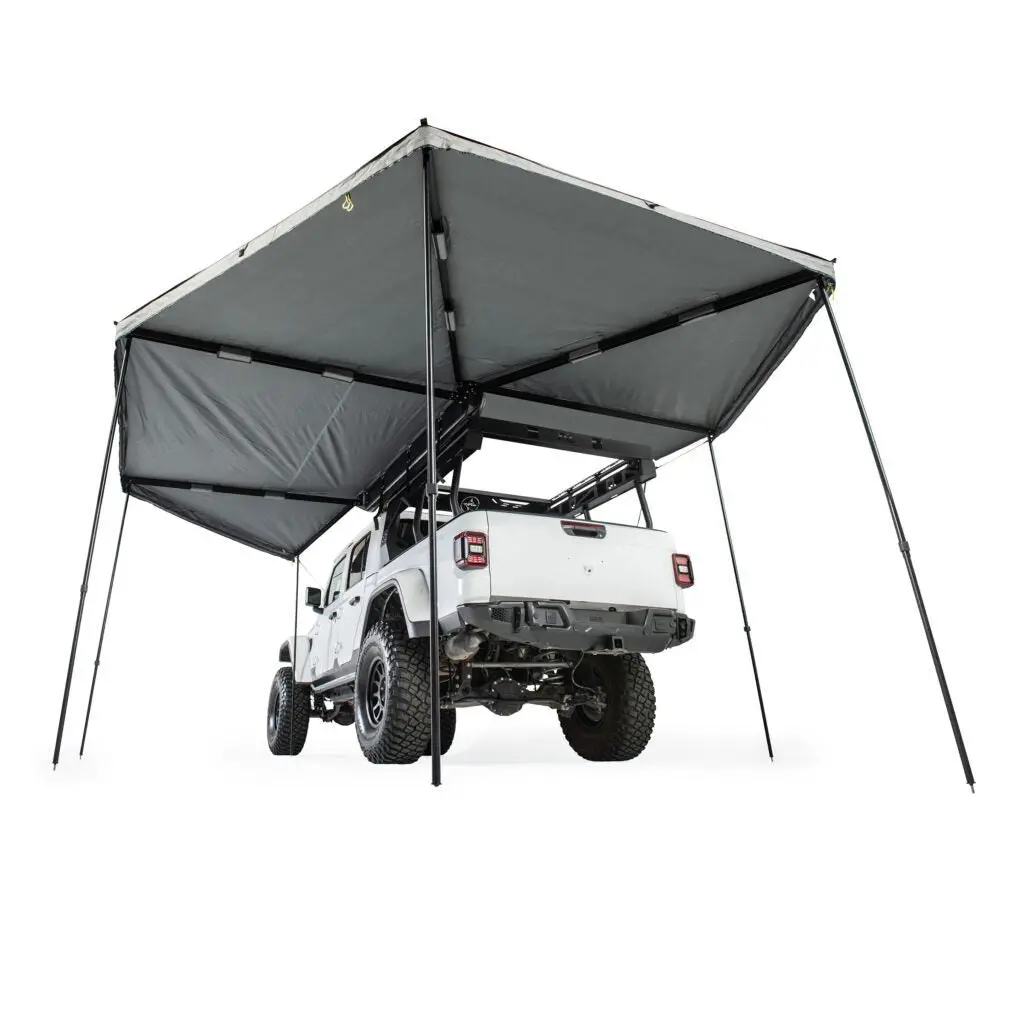 Smittybilt 270 Degree Awning – Driver Side | Overland Wrap-Around Shade 1