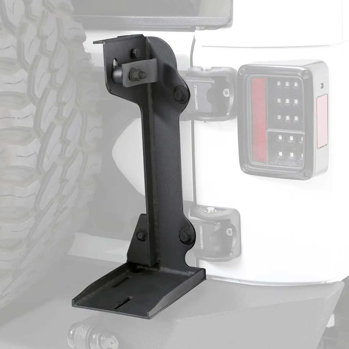Smittybilt Jk Trail Jack Mount  For Hd Pivot Tire Carrier For 2007 - 2018 Jeep Wrangler - Recon Recovery 1