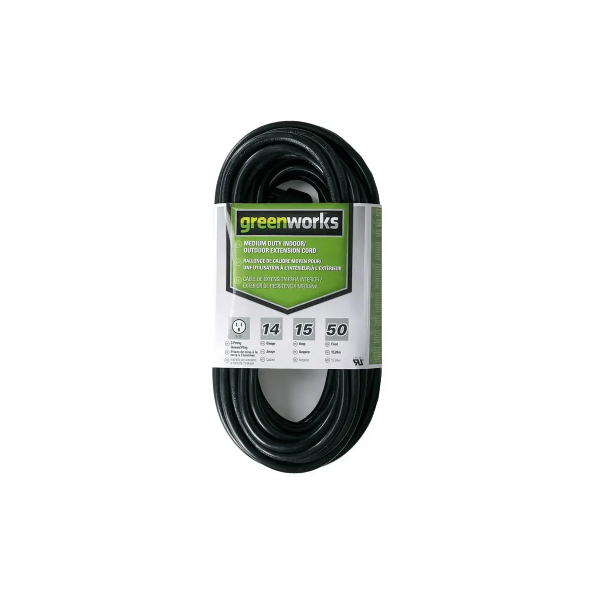 50' Indoor/Outdoor Extension Cord Ecoa010 1
