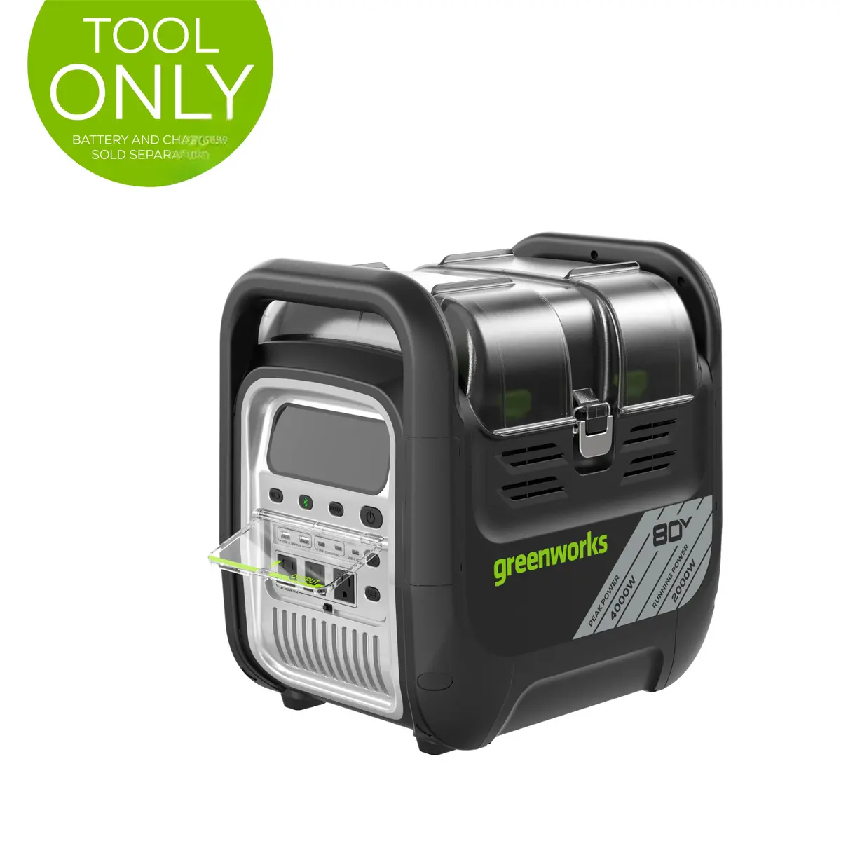 80V 2000W 4-Slot Inverter Portable Power Station (Tool Only) 1