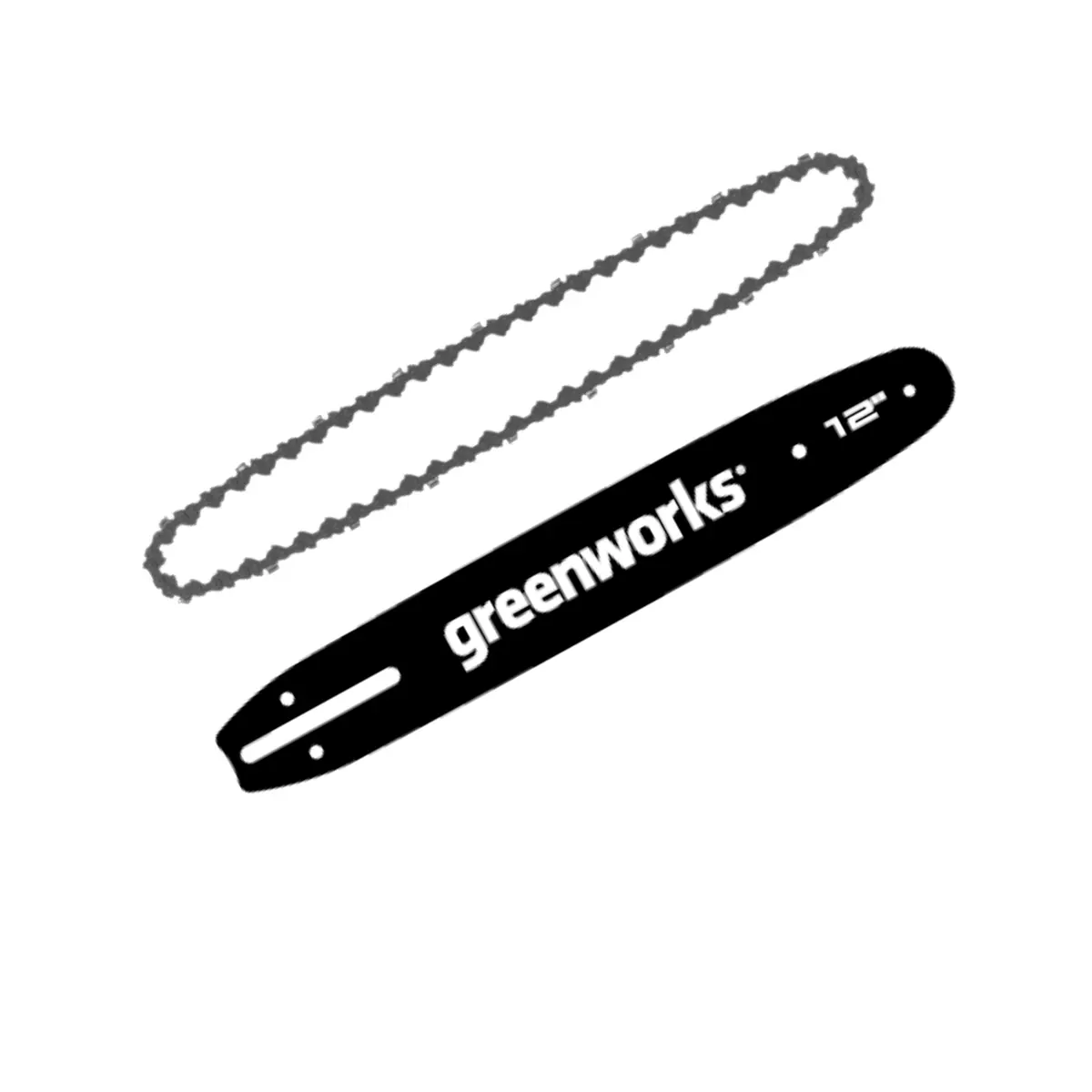 12" Replacement Chainsaw Chain And Bar Combo Kit, 3/8" Pitch, .050" Chain Gauge And 45 Dl 1