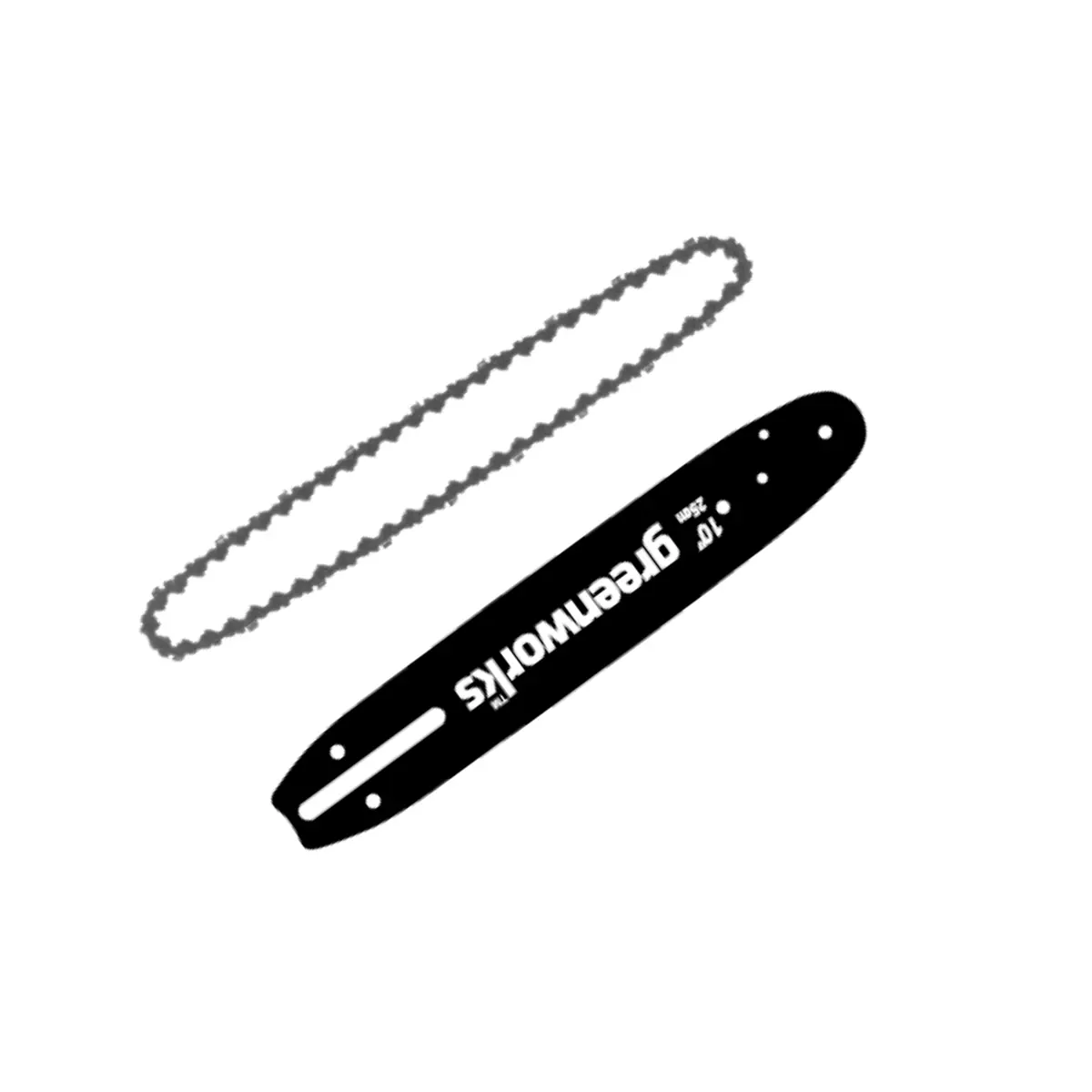 10" Replacement Chainsaw Chain And Bar Combo Kit, 3/8" Pitch, .043" Chain Gauge And 40Dl 1