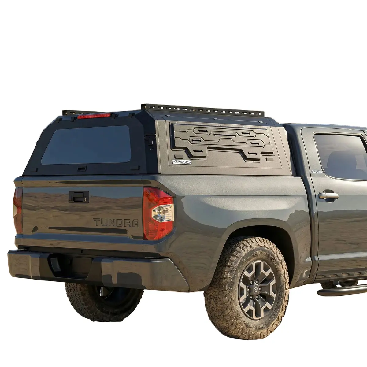 Openroad Aluminum Light Weight Modular Truck Cap For 2014-2021 Toyota Tundra 5.5Ft Bed 1