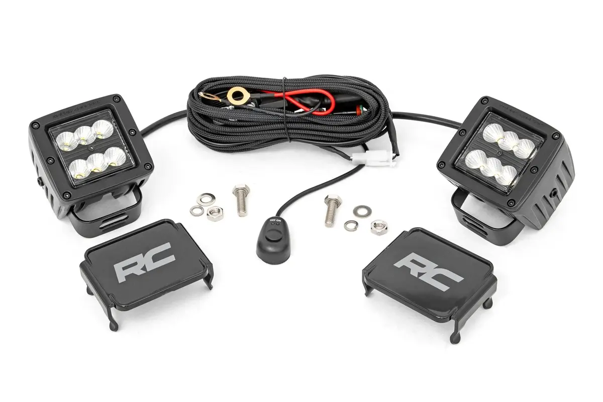 Rough Country 70133Bl Cube Light Pod - 2 In., Sold As Pair 1