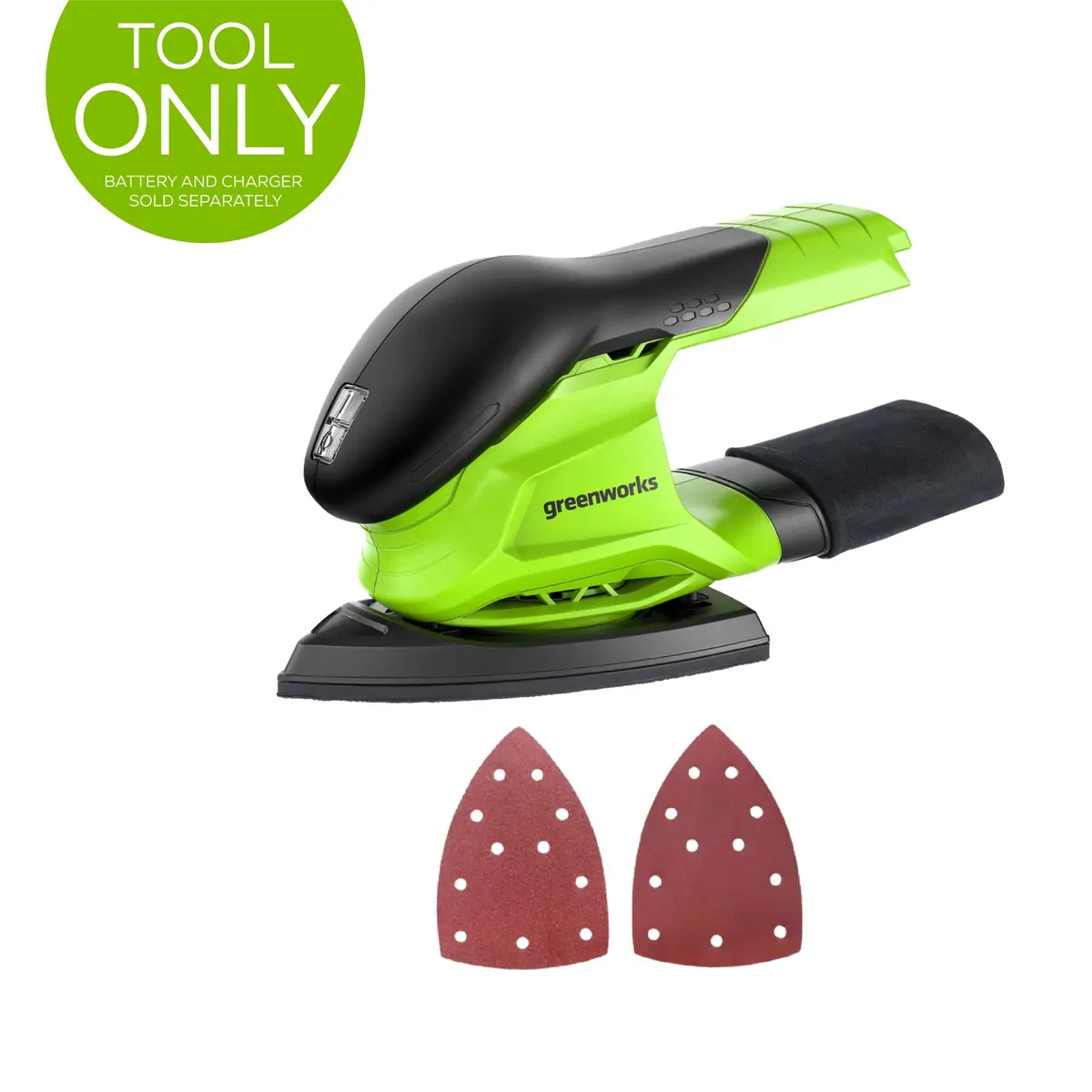 24V Cordless Battery Corner Finishing Sander (Tool Only) 1