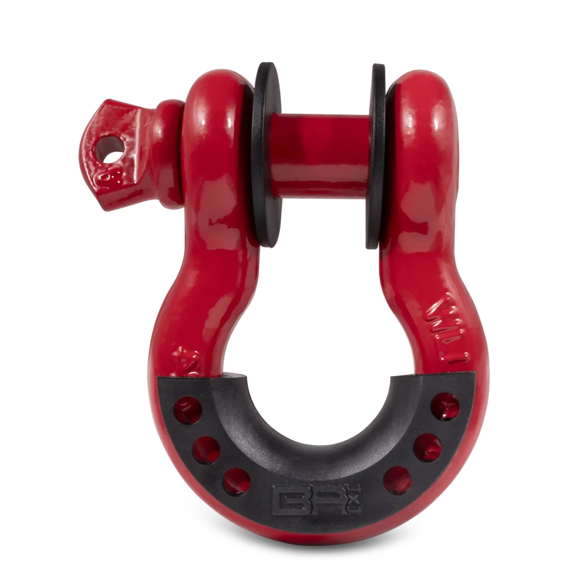 Body Armor 4X4 Red D-Ring With Isolator - 4.75 Ton Load Rating - Sold Individually 1
