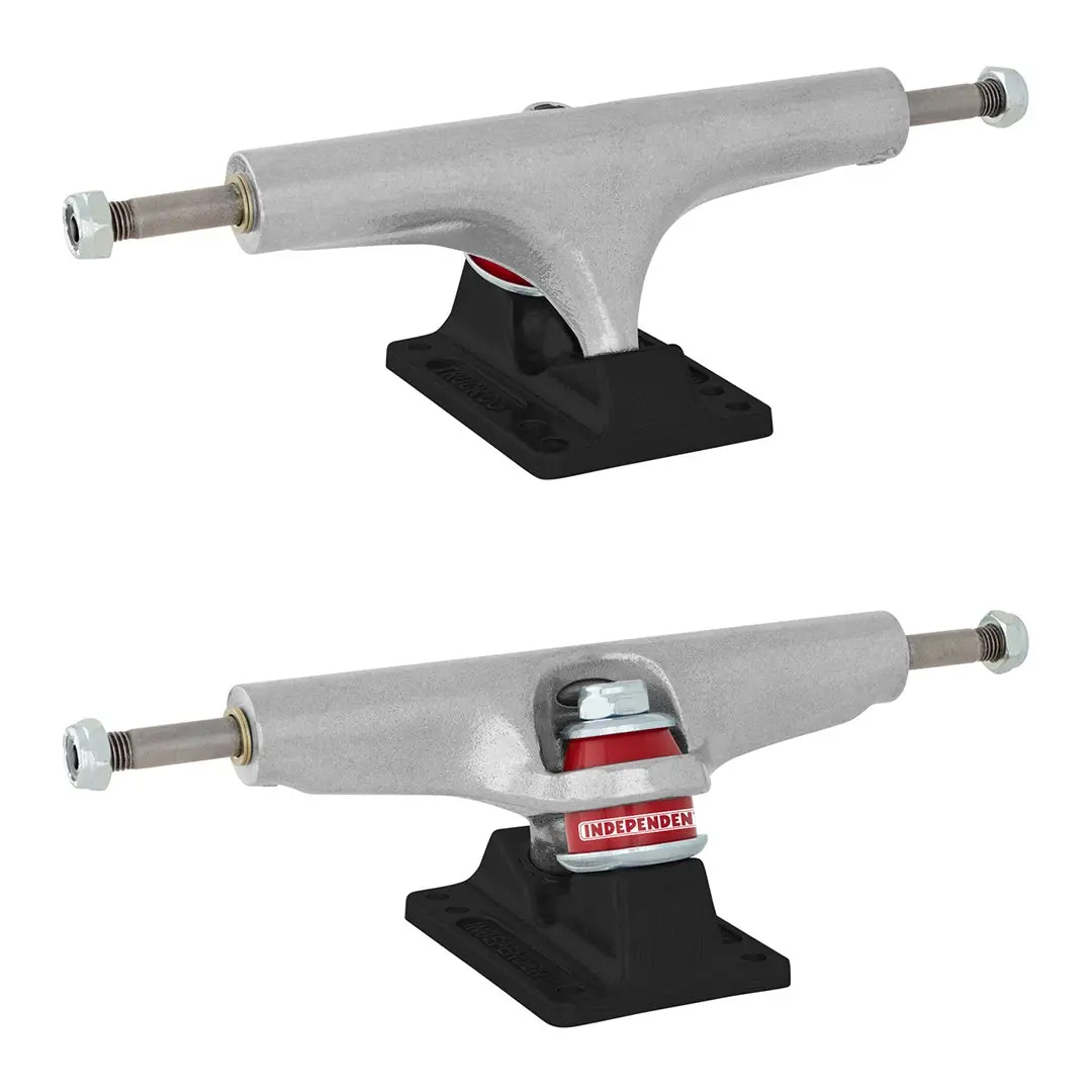 Independent Stg 4 Hollow Trucks - Silver/Ano Black 1