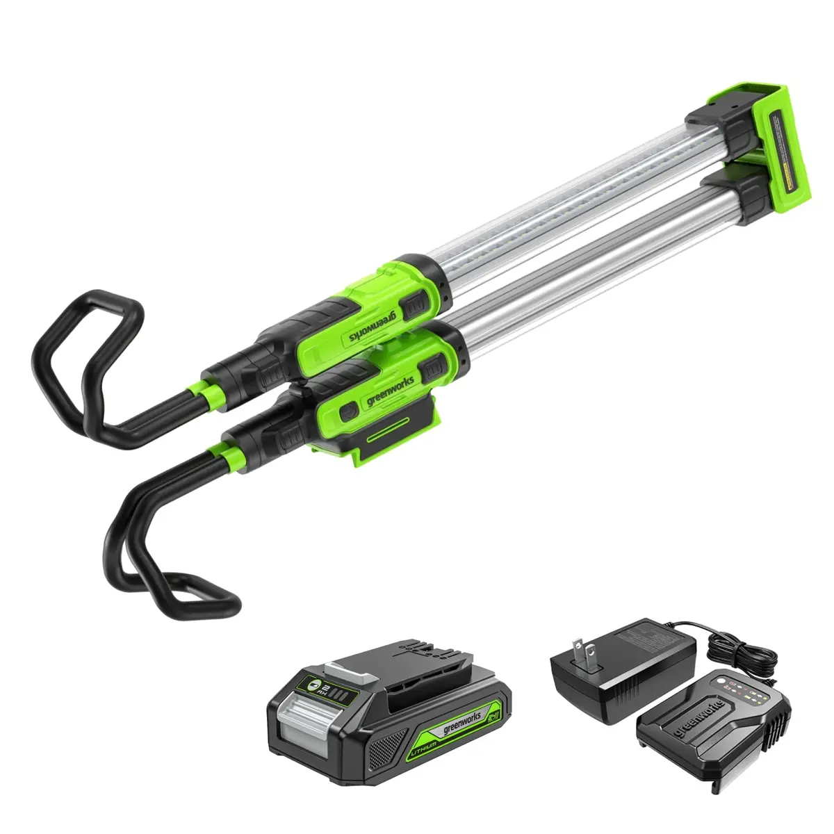 24V Cordless Battery Under Hood Work Light: 2.0 Ah Battery And Charger 1