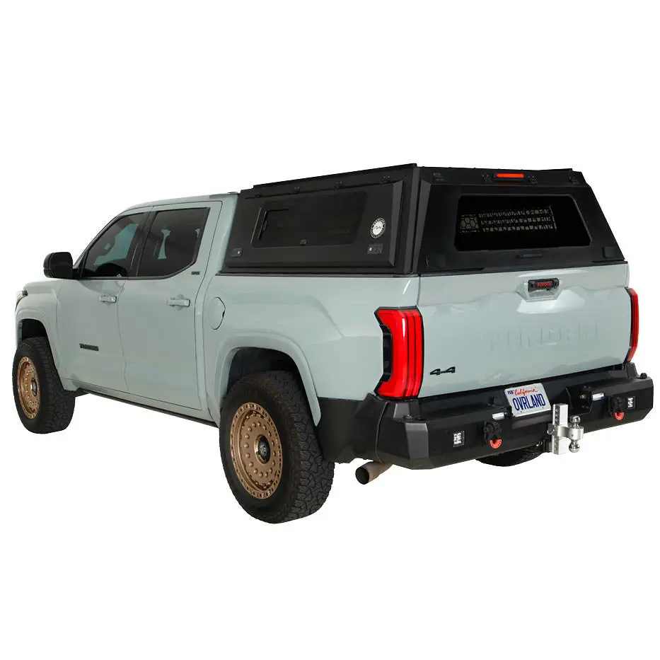 Ovs Expedition Pro+ Stainless Steel Truck Cap With Full Windows For 2022-2026 Toyota Tundra 1