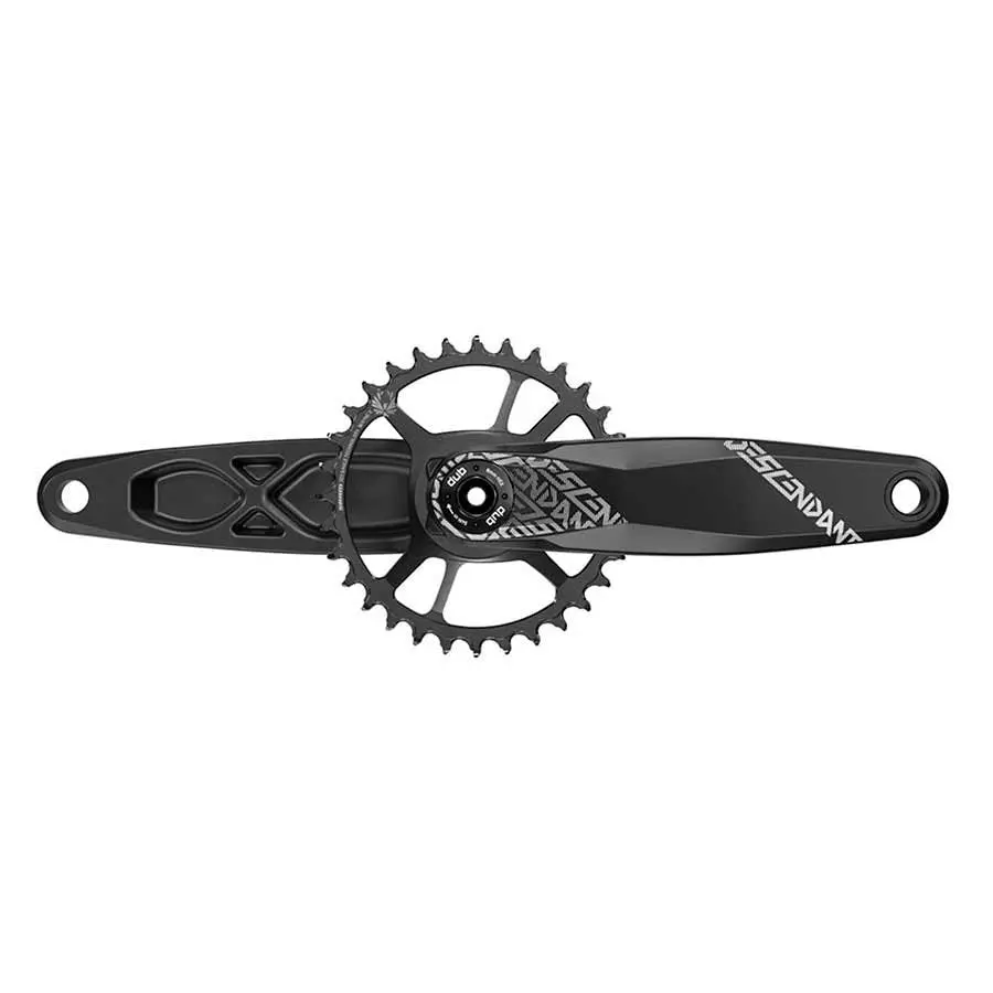 Truvativ, Descendant 6K Dub, Crankset, Speed: 11/12, Spindle: 28.99Mm, Bcd: Direct Mount, 32, Dub, 170Mm, Black, Boost 1