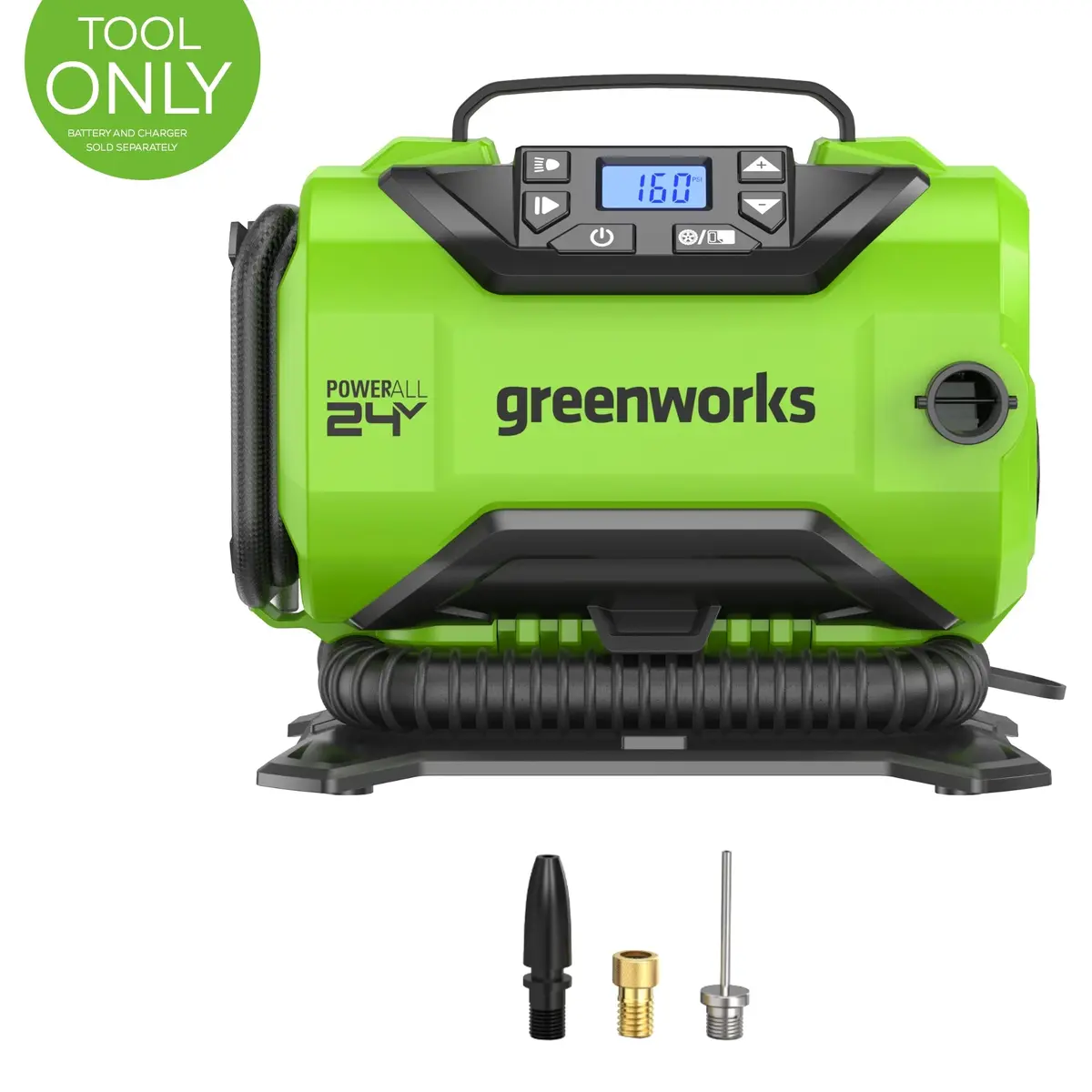 24V Cordless Battery Inflator (Tool Only) 1