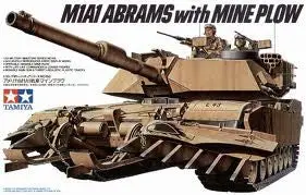 1:35 M1a1 Abrams W/Mine Plow 1