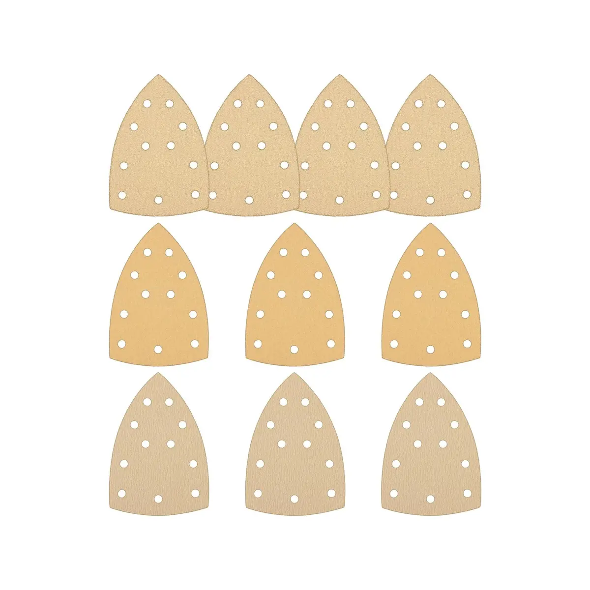 10Pcs 5-1/2" Detail Sander Sanding Sheets 1