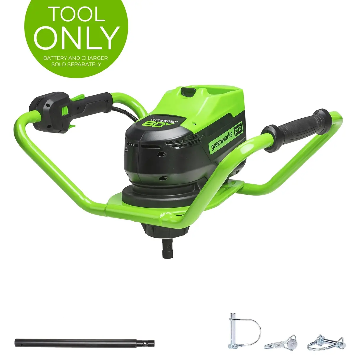 60V Cordless Battery Brushless Earth Auger / Post Hole Digger (Tool Only) 1