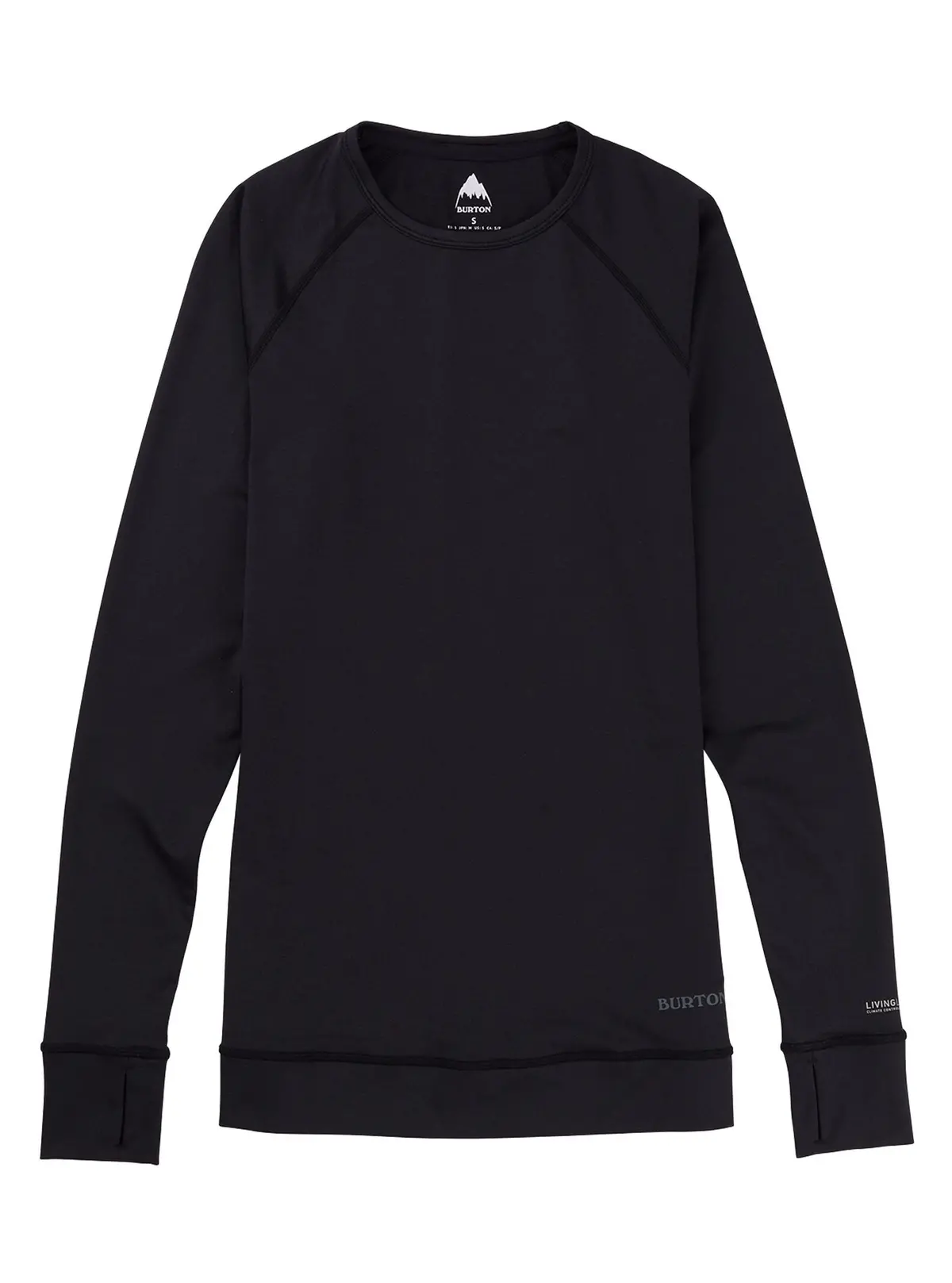 Burton Women's  Lightweight Crew - True Black 1