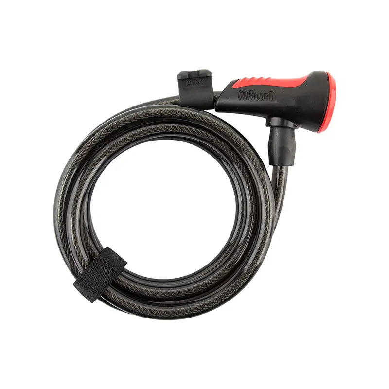 Onguard Neon 8157 Key Coil Lock, 6 Feet W/ Bracket 1