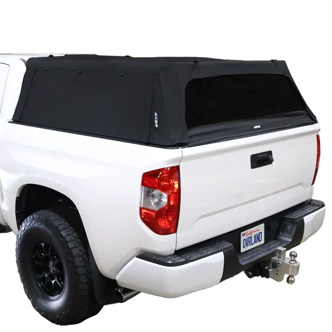 Explorer Soft Shell Foldable Bed Cap 2007-2021 Toyota Tundra 5.5' Bed | Ovs Black Diamond 1