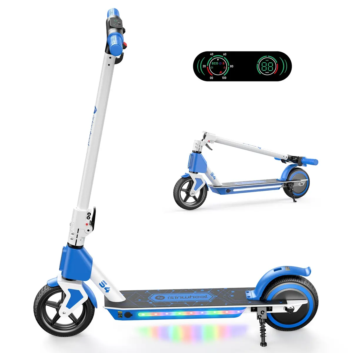 S4 Electric Scooter For Kids Ages 6-14, 200W Foldable Kids Electric Scooter 2