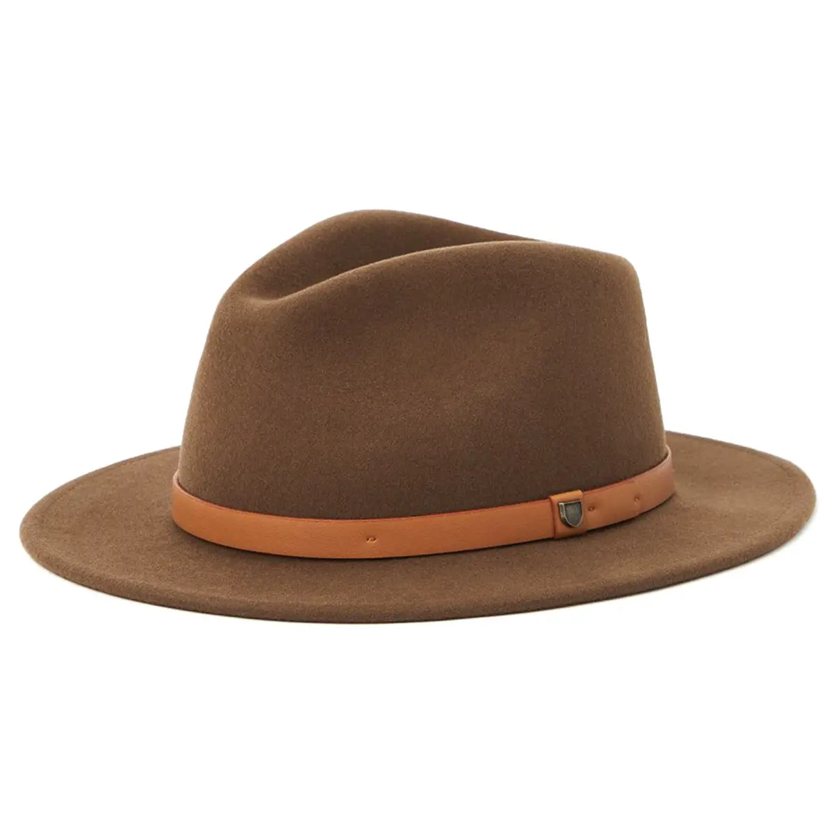 Brixton Messer Fedora Hat - Toffee 1
