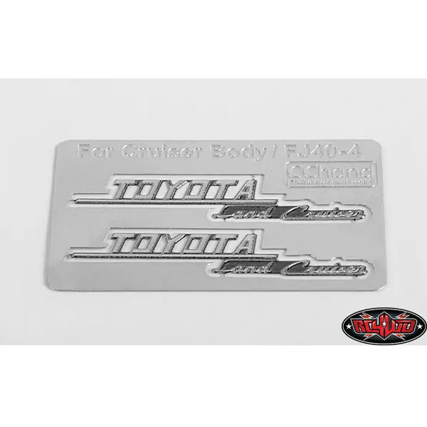 Rc4wd Side Metal Emblems For Rc4wd Cruiser Body (Side B) 1