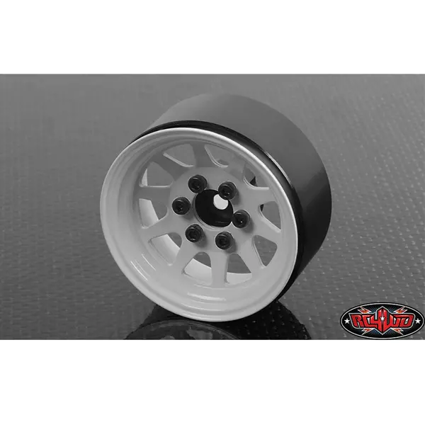 Rc4wd Oem Stamped Steel 1.9 Beadlock Wheels (White) 1