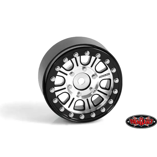 Rc4wd Raceline Monster 1.7 Beadlock Wheels (Silver/Black) 1