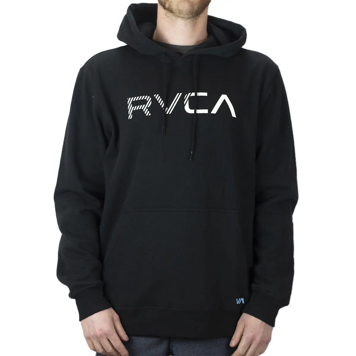 Rvca Scratched Rvca Hoodie - Black 1
