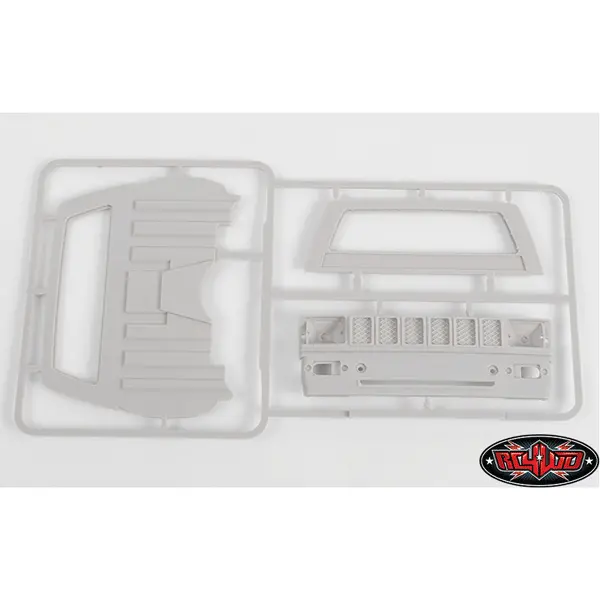Rc4wd Mojave Ii Cab Back Panels And Grill Parts Tree (Primer Gray) 1