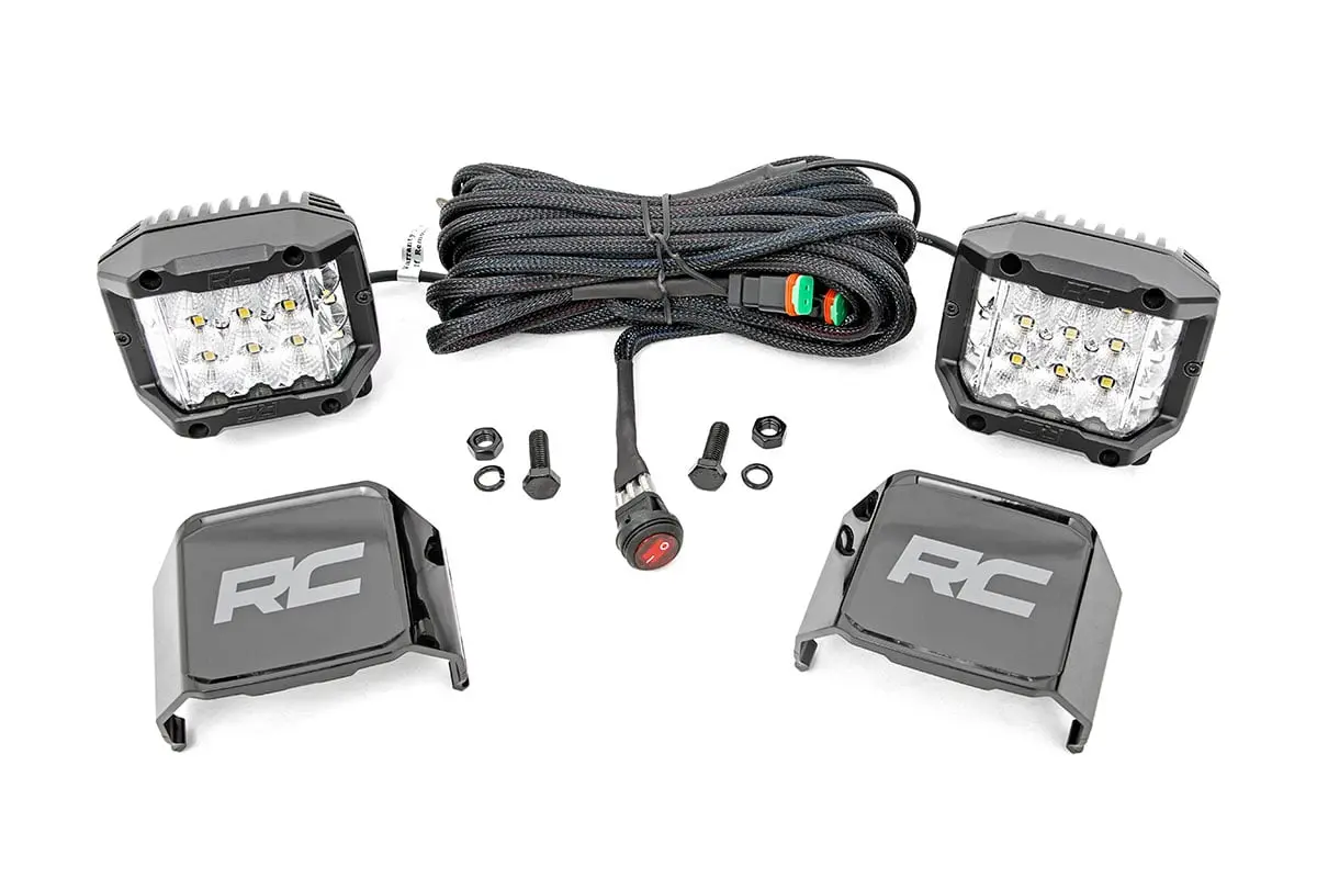 Rough Country 70904 Cube Light Pod - 3 In., Sold As Pair 1
