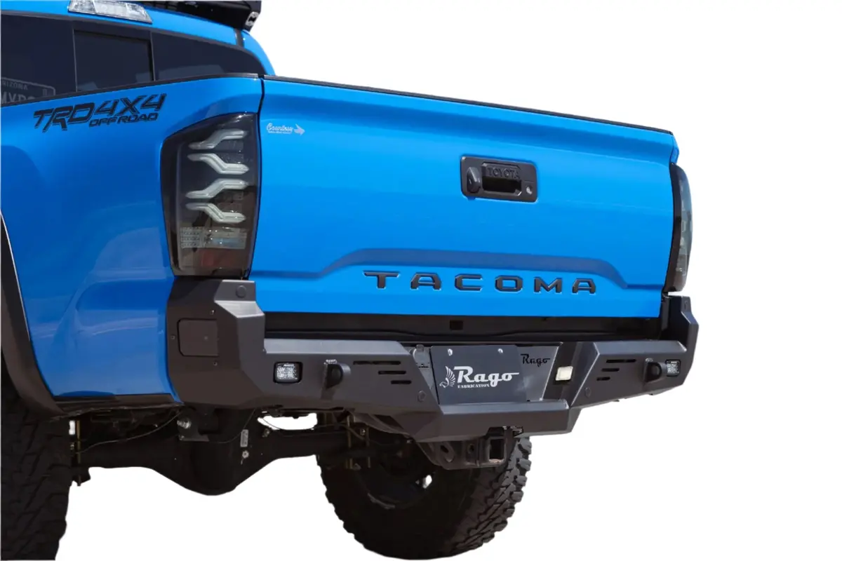 Rago Fabrication High Clearance Rear Bumper For 2016-2023 Toyota Tacoma - Recon Recovery 1