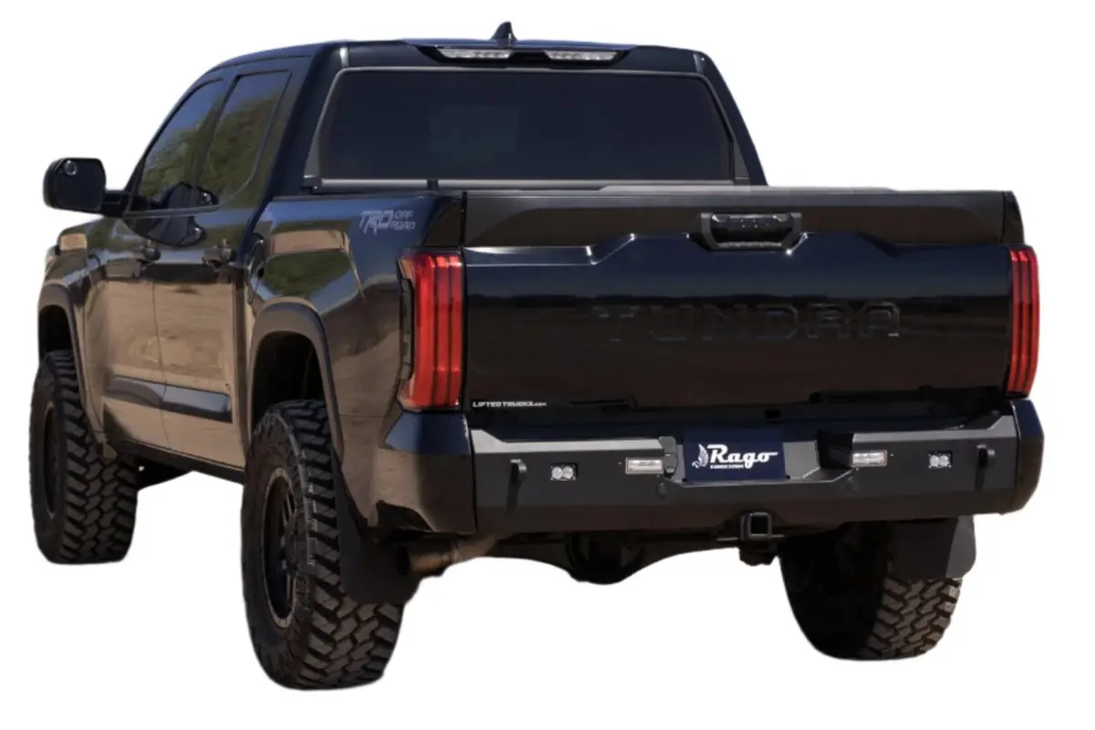 Rago Fabrication High Clearance Rear Bumper For 2022-2026 Toyota Tundra - Recon Recovery 1