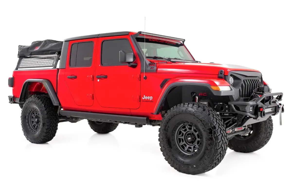 Rough Country Bed Rack Molle Panel For 2020-2024 Jeep Gladiator Jt  - Recon Recovery 1