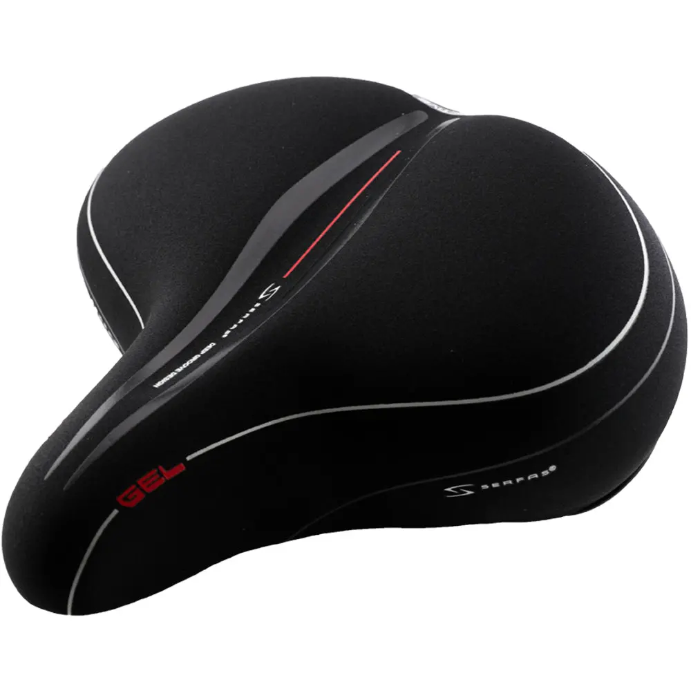 Serfas Fs-Cr Full Suspension Cruiser W/ Lycra Cover Saddle 1
