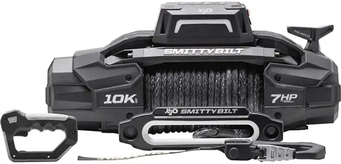 Smittybilt X2o Gen3 10K Wireless Winch With Synthetic Rope 7Hp -Recon Recovery 1