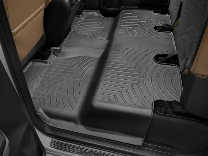 Weathertech 14+ Toyota Tundra Crewmax Rear Floorliners - Black ** Clearance ** 1