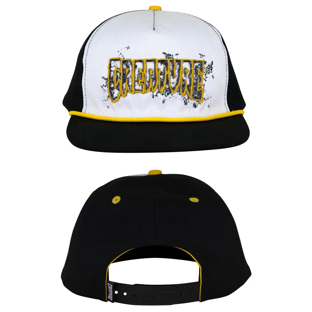 Creature Snapback Inferno Cap - White/Gold 1