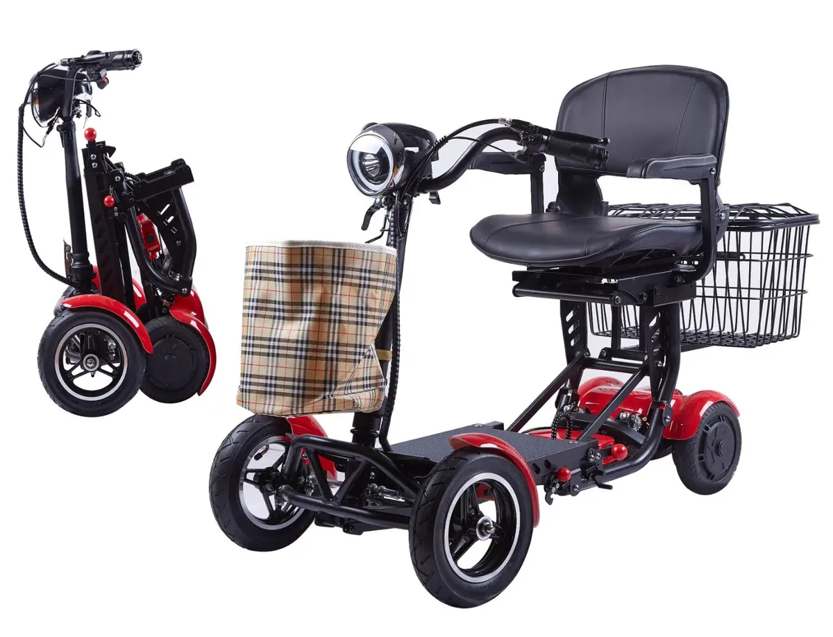 Rubicon Fx03 - All Terrain, 4-Wheel, Foldable Mobility Scooter For Seniors | 3-Speed, 25-Mile Range | Portable & Lightweight Disability Scooter 1
