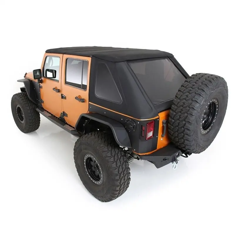 Smittybilt Bowless Soft Top Combo Kit For 2007-2018 Jeep Wrangler Jku - Recon Recovery 1