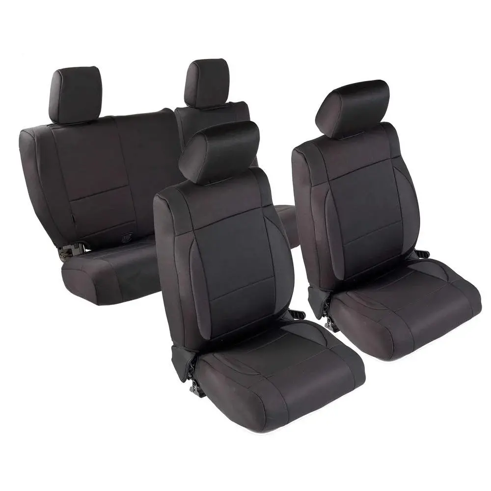 Smittybilt Neoprene Seat Cover Set Front & Rear For 2007-2018 Jeep Wrangler Jku 4 Door - Recon Recovery 1