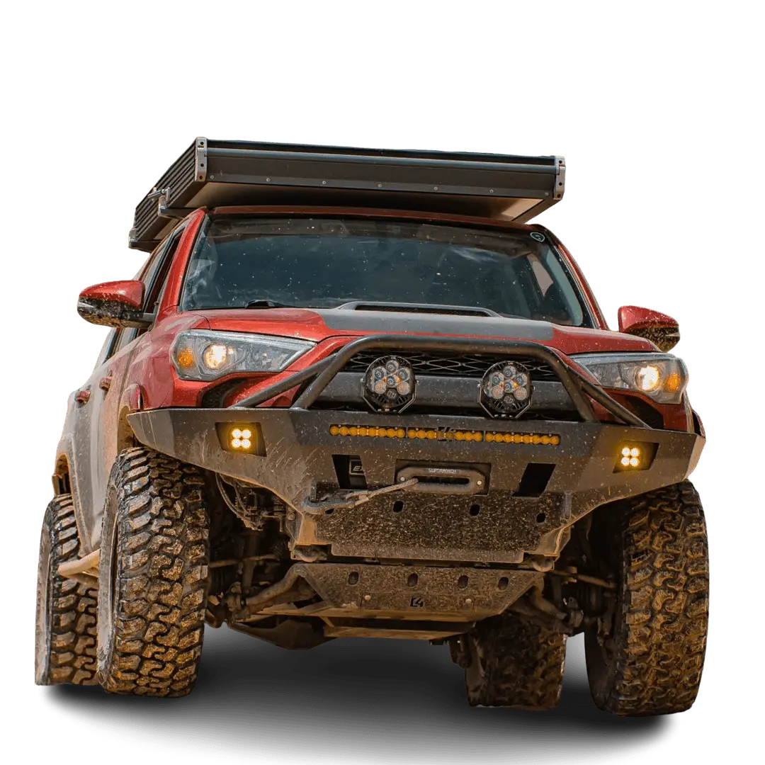 C4 Fabrication Overland Series Front Bumper For 2014-2024 Toyota 4Runner - Recon Recovery 1