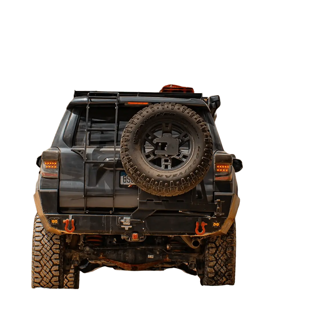 C4 Fabrication Overland Series Rear Bumper For 2010-2024 Toyota 4Runner - Recon Recovery 1