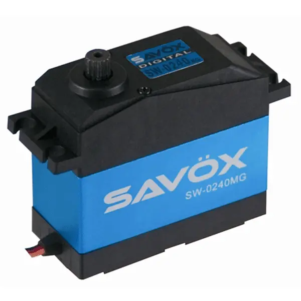 Savox Sw-0240Mg "Super Speed" Waterproof Digital 1/5 Scale Servo (High Voltage) 1